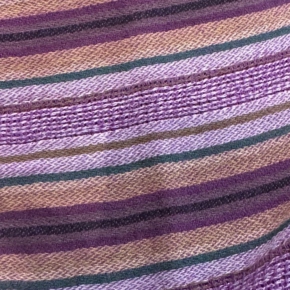 Elegant Purple‎ Striped Scarf